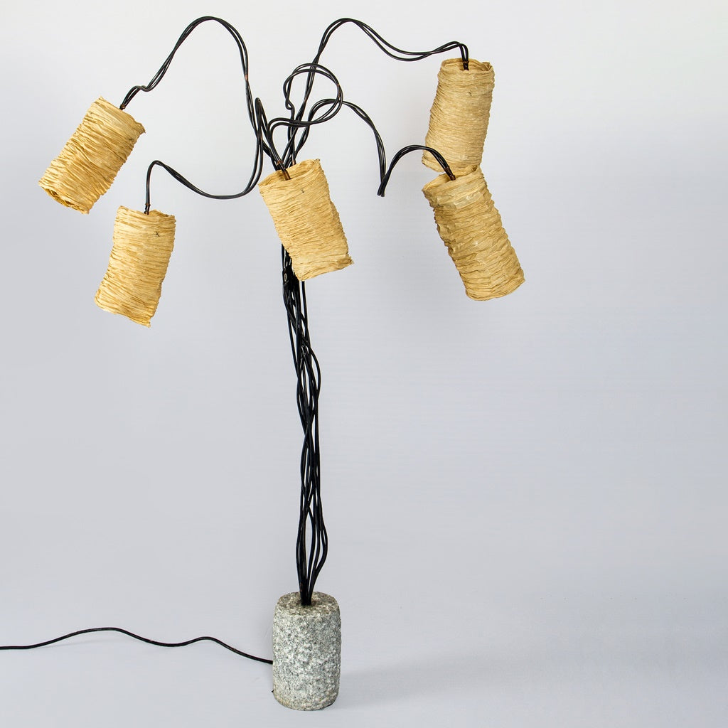 Free Fall Collar Floor Lamp