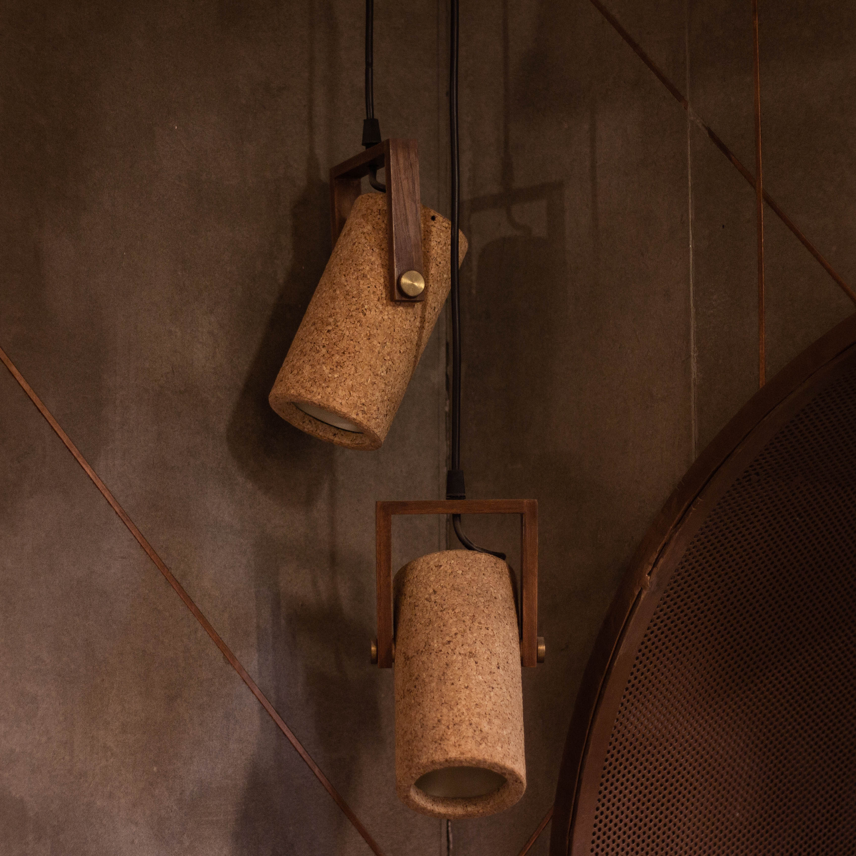 Cork Pivot Pendant Light