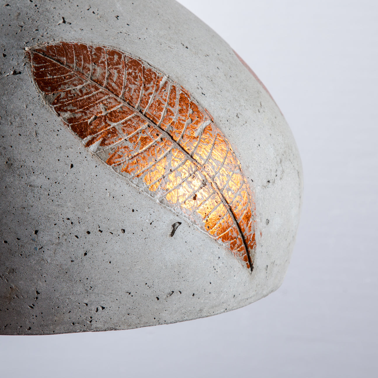 Copper Folio Domical Pendant Lamp