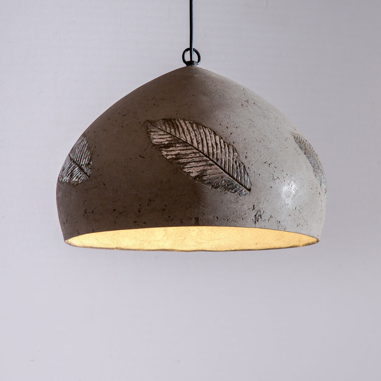 Silver Folio Domical Pendant Lamp