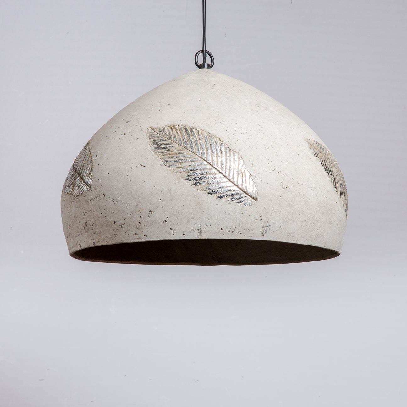 Silver Folio Domical Pendant Lamp