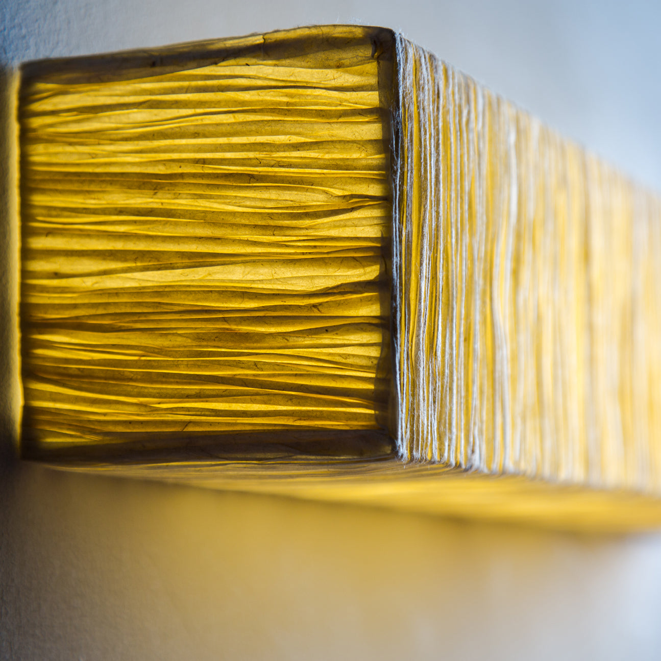 Square Tube Crushed Cover Wall Lamp