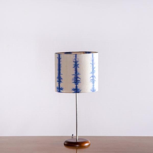 Blue Linear Tower Table Lamp
