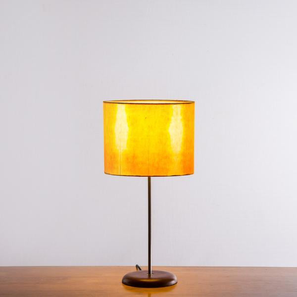 Orange Linear Tower Shibori Table Lamp