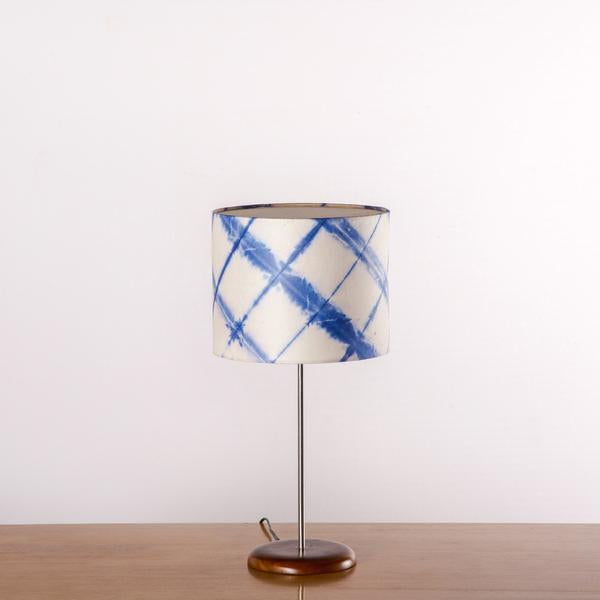 Blue Diamond Tower Shibori Table Lamp