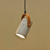 Cask Block Spot Pendant Lamp-JP Eco Design-Bedroom Lamps,cement,Living Room Lamps,OVERSEAS,Study Room Lamps,wood,Wooden Lamps