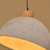 Woodlot Arch Pendant Lamp-JP Eco Design-Bedroom Lamps,cement,Living Room Lamps,OVERSEAS,Study Room Lamps,wood,Wooden Lamps