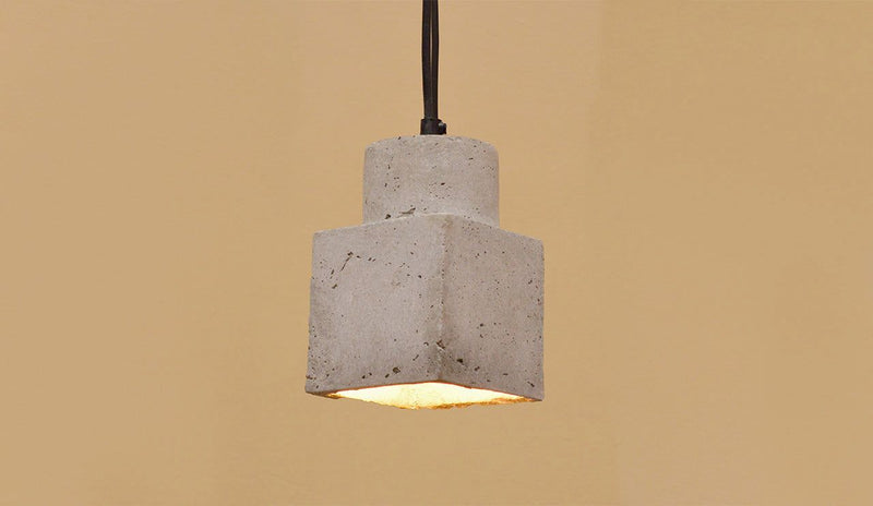 Cubicask Assorted Pendant Lamp-JP Eco Design-Bedroom Lamps,cement,Living Room Lamps,OVERSEAS,Study Room Lamps
