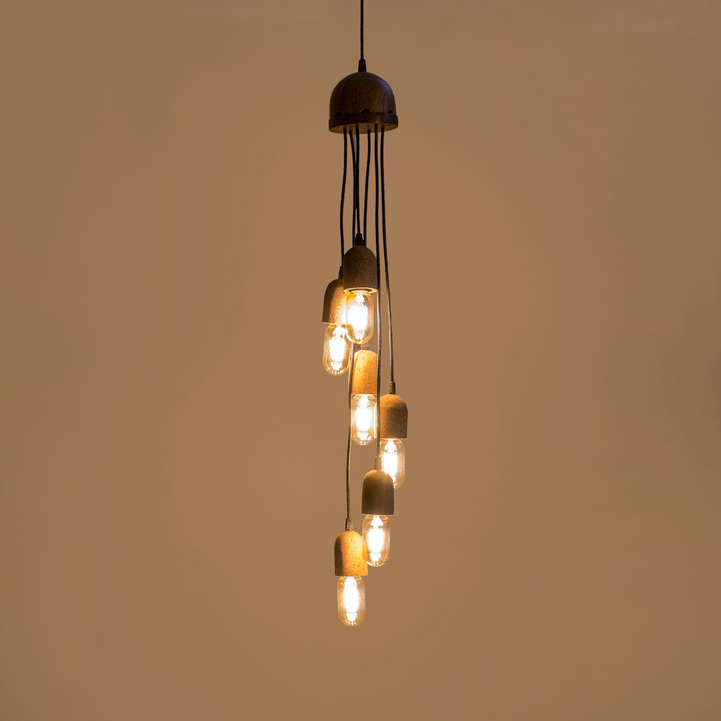 Cork Cluster Hanging Light