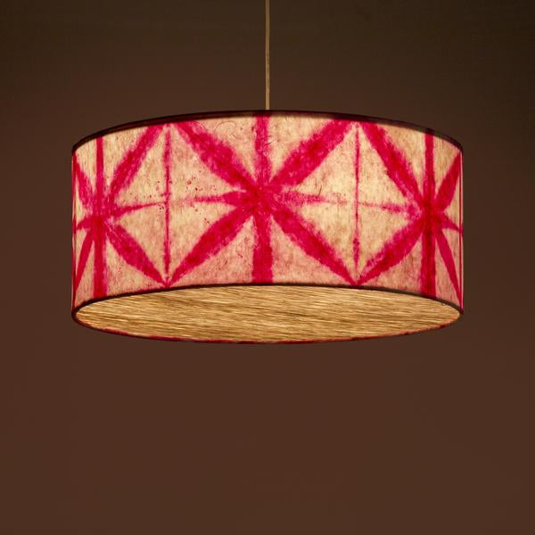 Pink Drum Shibori Star Pendant Lamp