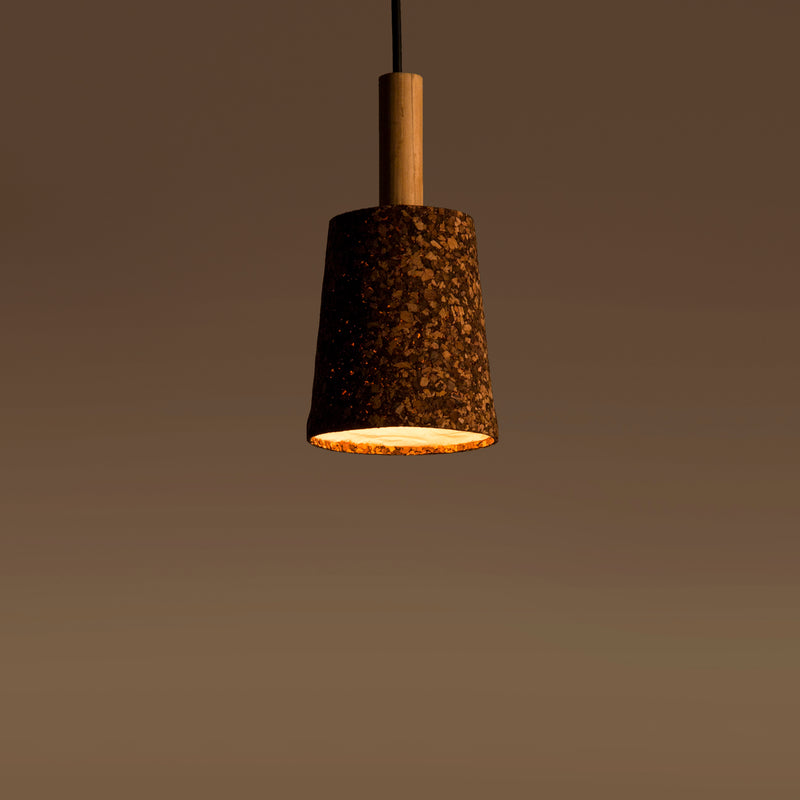 Carmel Dark Natural Pendant Lamp