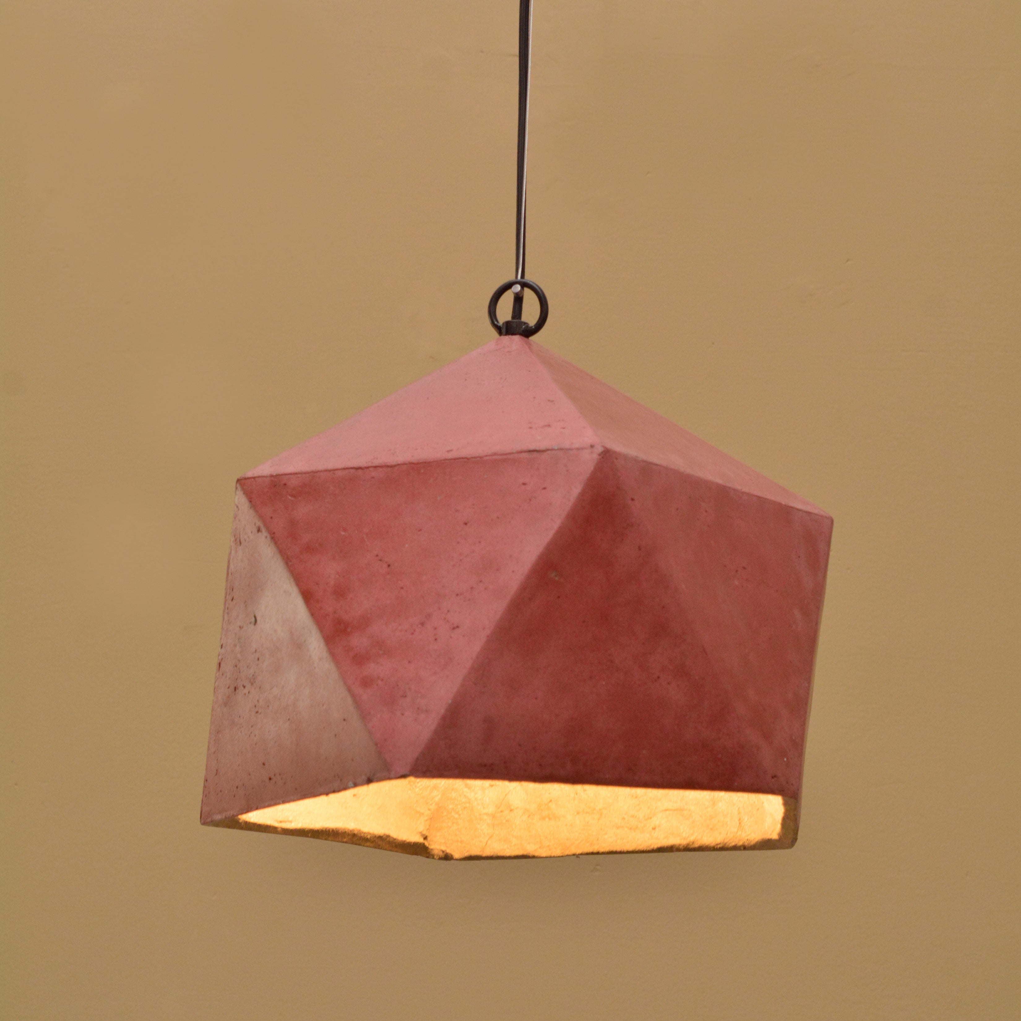 Facet Pendant Lamp (Merlot)