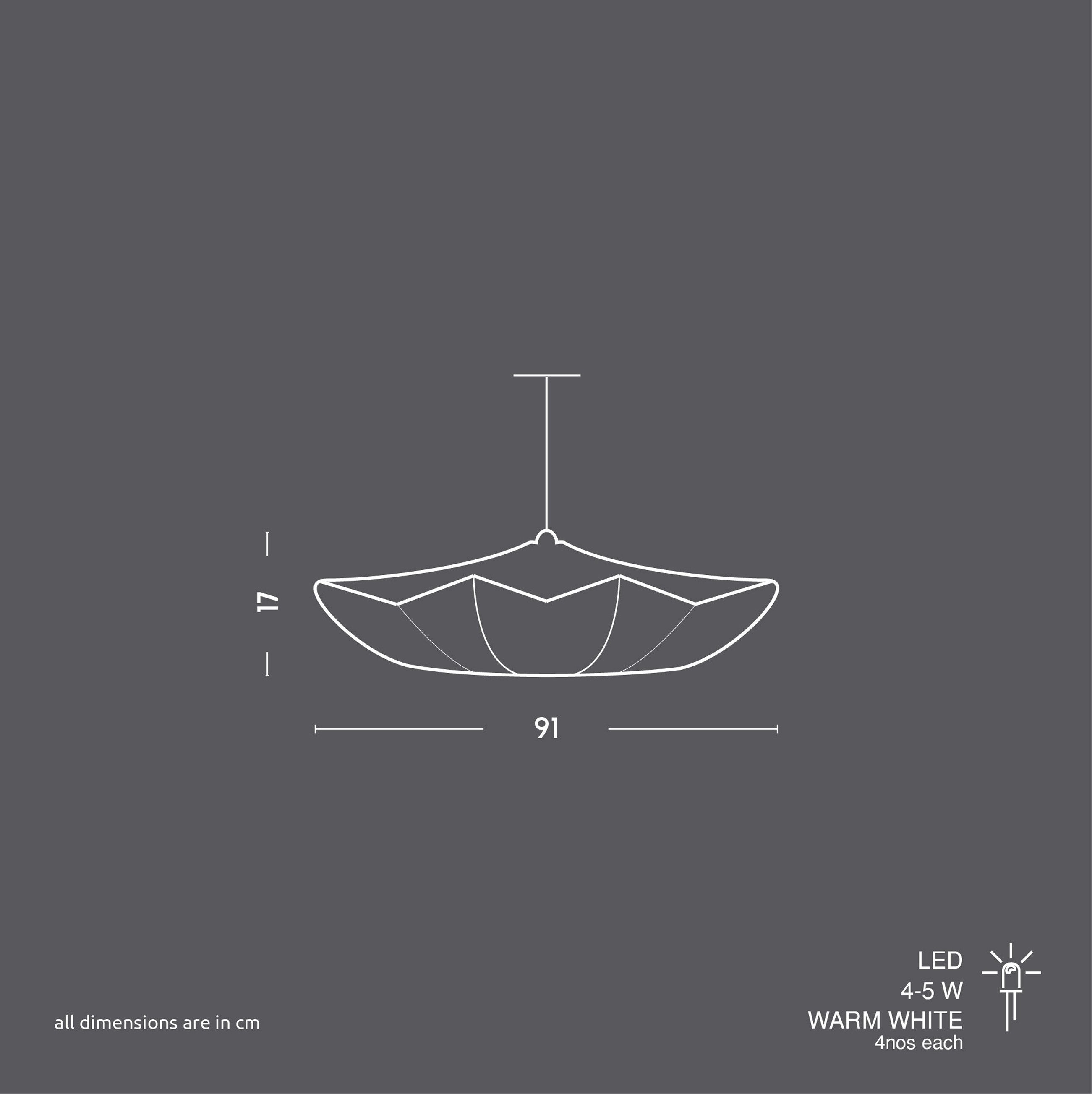 Oyster Mushroom Pendant Lamp