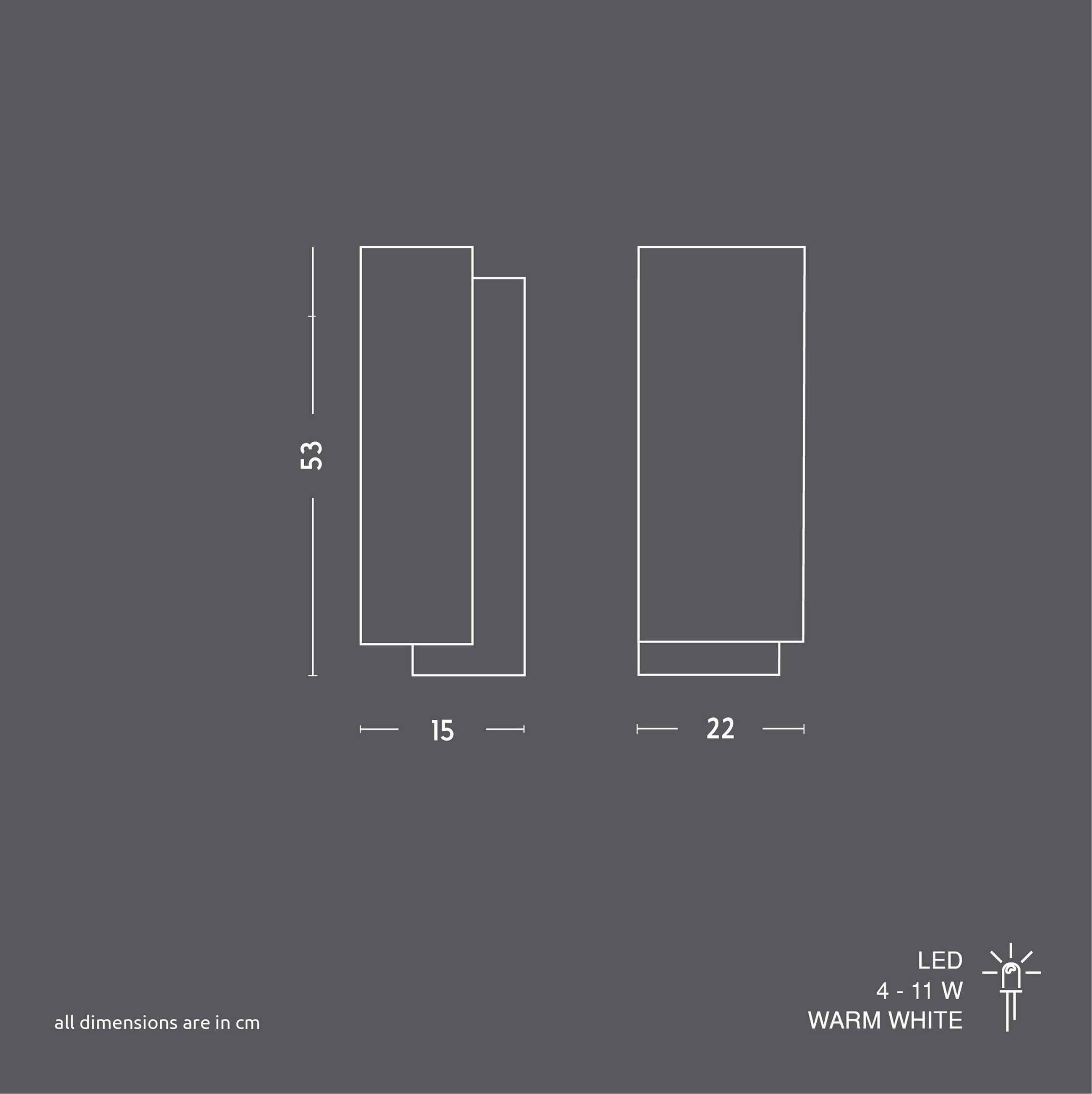 Skyline Bark Wall Lamp