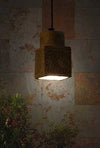 Cubiscask Assorted Pendant Lamp (Aztec Print)-JP Eco Design-Bedroom Lamps,cement,Living Room Lamps,OVERSEAS,Study Room Lamps