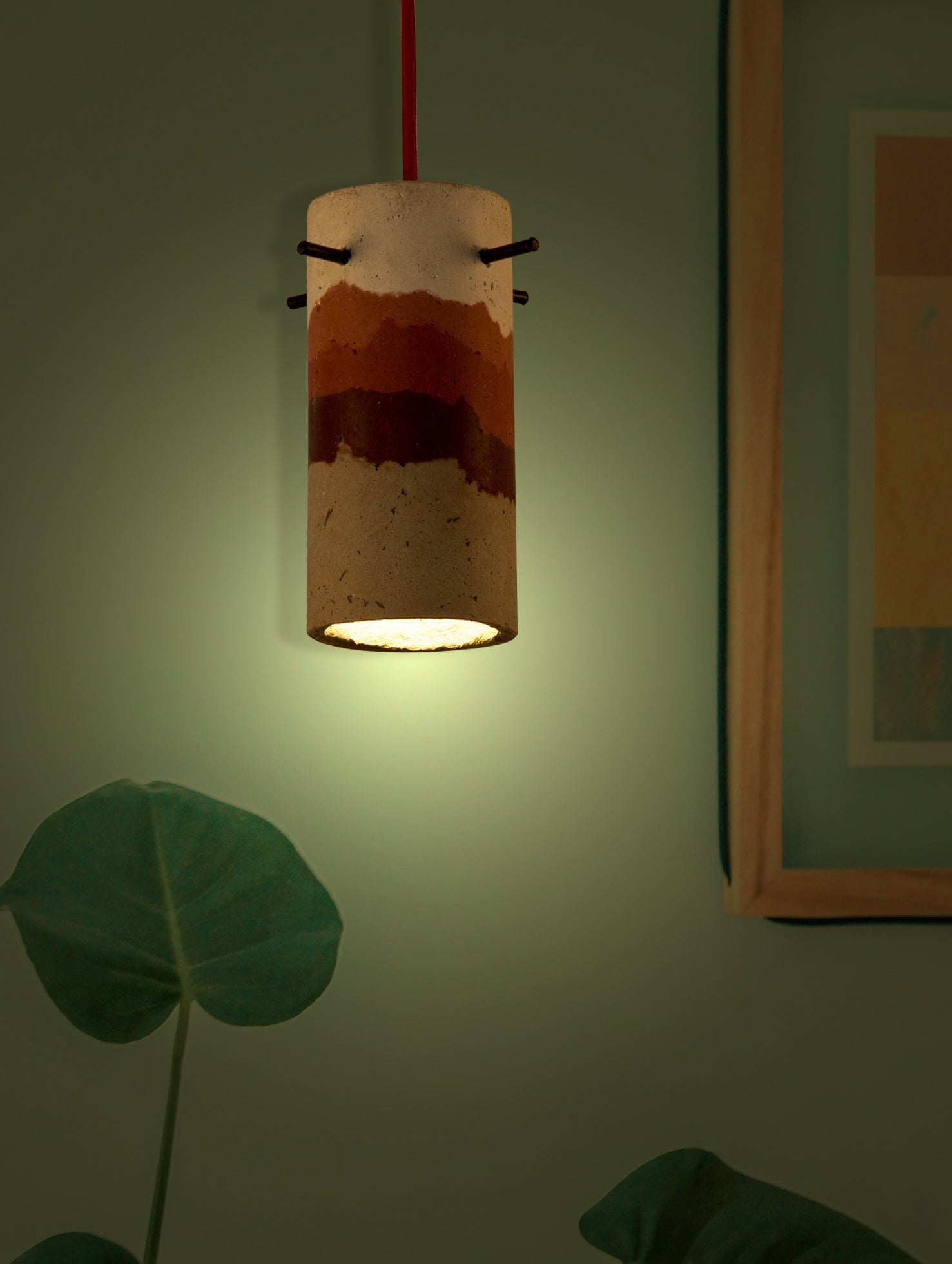 Aura Pendant Lamp (Red Gradation)